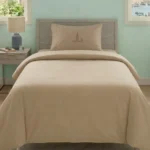 Beige Plain Duvet-Cover T300