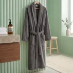 Gray Bathrobe